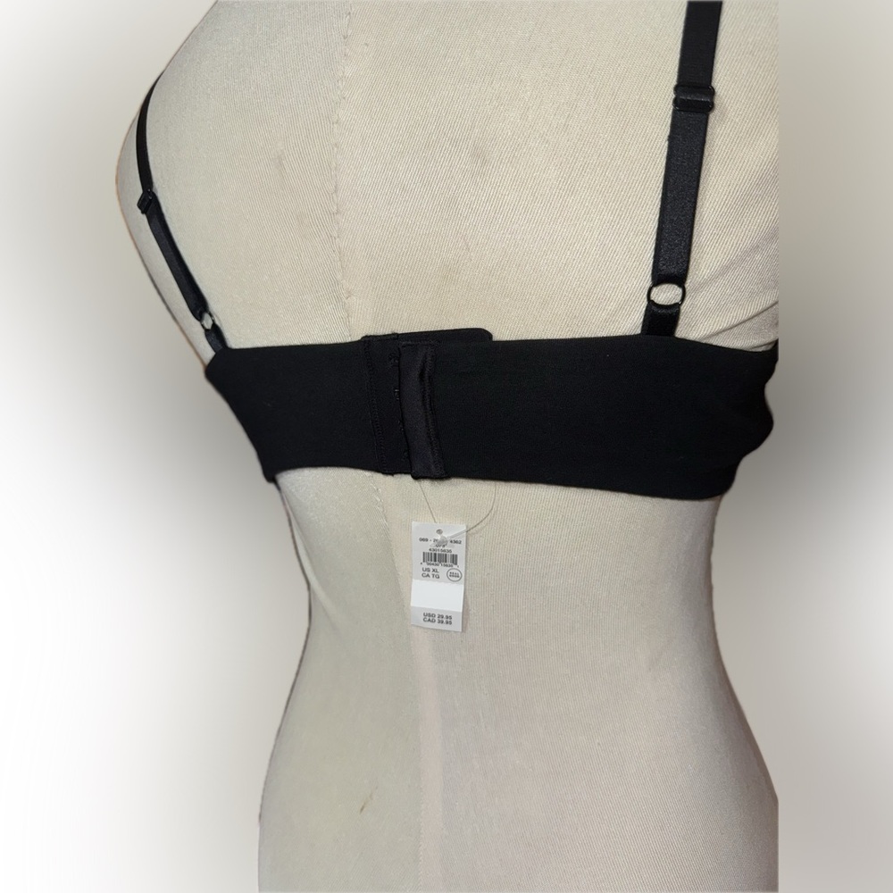 Women's Black Aerie Superchill No Underwire Bra Size XL - Picture 2 of 3